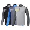 Mens 3-Stripes Competition Quarter Zip Golf Sweater